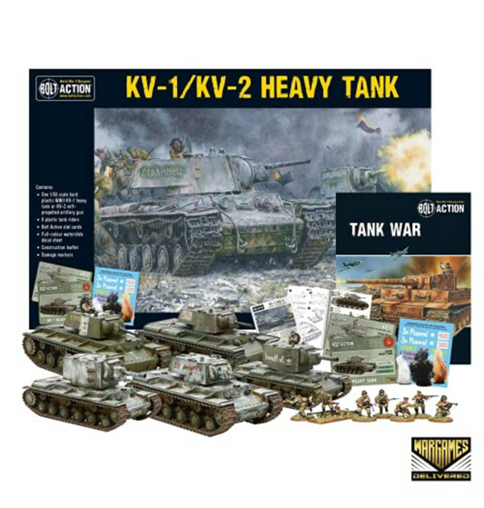 Bolt Action - Tank War: Soviet KV1/2 Heavy Tank + Digital Guide: Tank War Bolt Action - Tank War: Soviet KV1/2 Heavy Tank + Digital Guide: Tank War