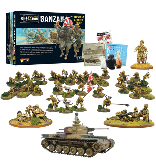 Bolt Action - Japan: Banzai! Imperial Japanese Starter Army Bolt Action - Japan: Banzai! Imperial Japanese Starter Army