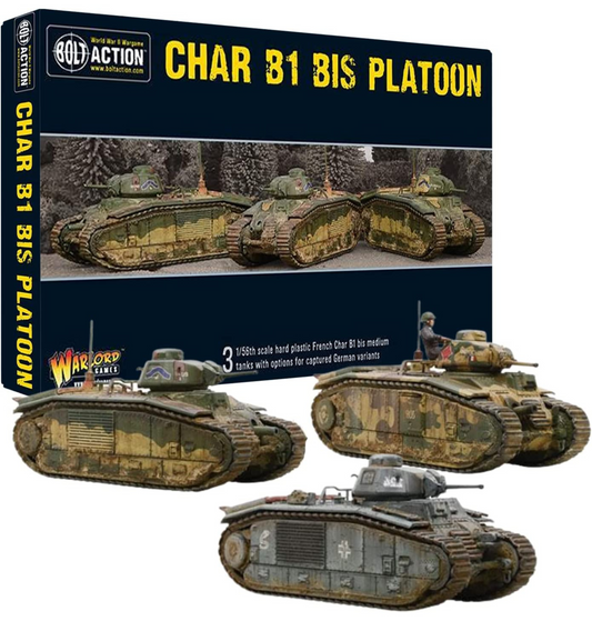 Bolt Action - Tank War: Char B1 bis Platoon Bolt Action - Tank War: Char B1 bis Platoon