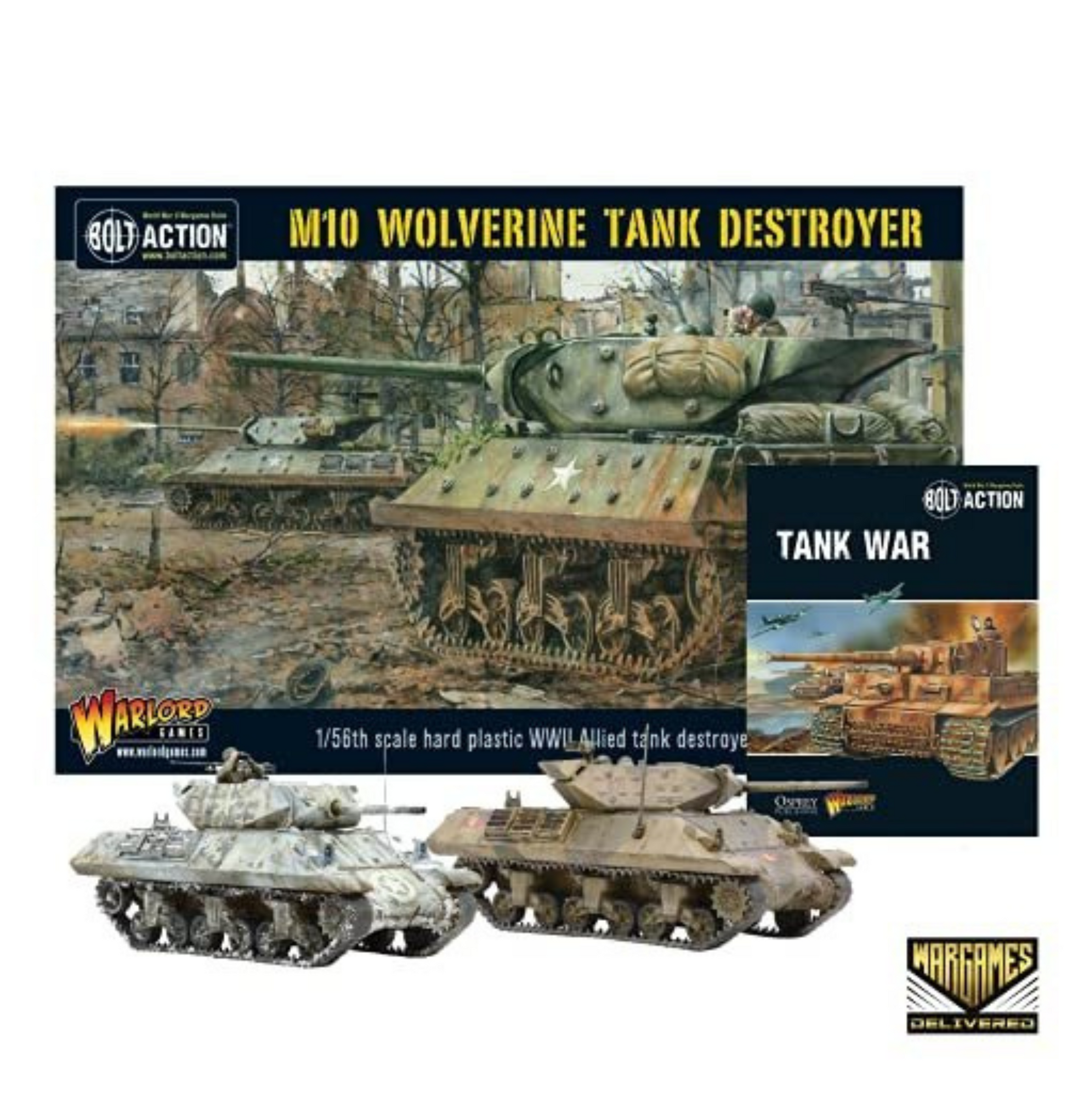 Bolt Action - Tank War: M10 Wolverine Tank Destroyer + Digital Guide Bolt Action - Tank War: M10 Wolverine Tank Destroyer + Digital Guide