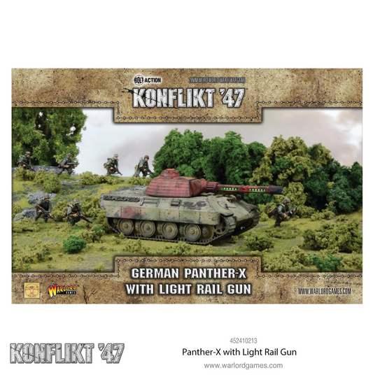 Konflikt' 47 - German: Panther-X with Light Rail Gun Konflikt' 47 - German: Panther-X with Light Rail Gun