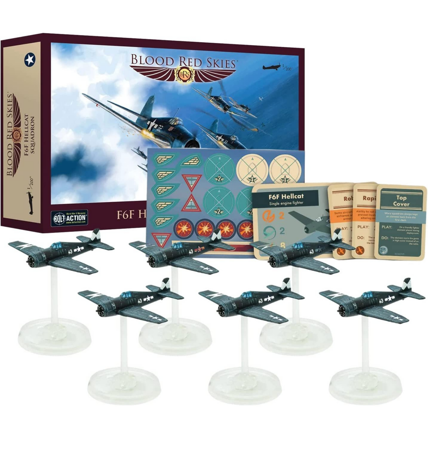 Blood Red Skies- US Air Forces: F6F Hellcat Squadron