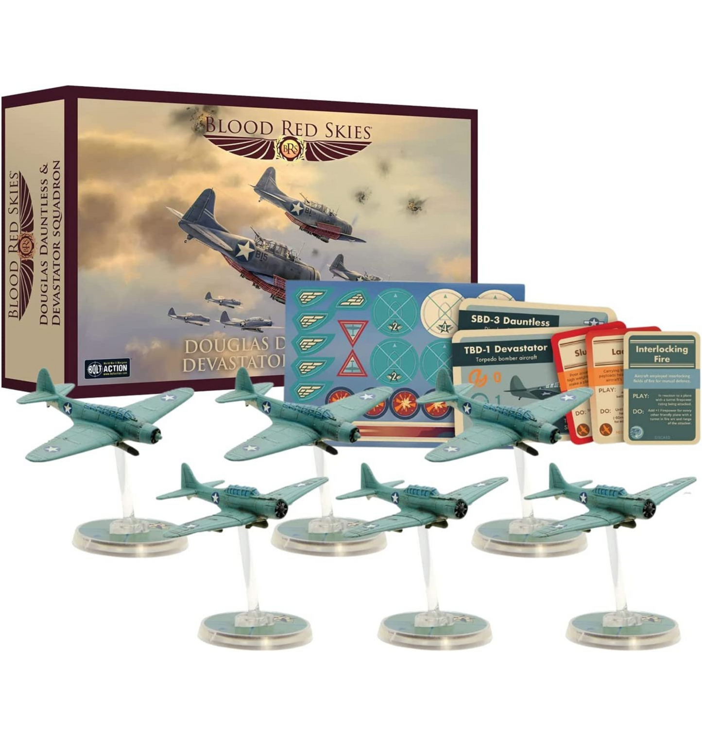 Blood Red Skies - US Air Forces: Douglas Dauntless & Devastator Squadron