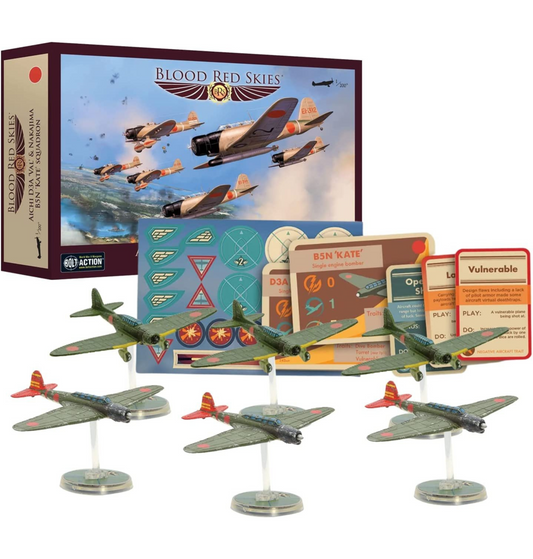 Blood Red Skies - Imperial Japan: Aichi D3A 'Val' & Nakajima B5N 'Kate' Squadron Blood Red Skies - Imperial Japan: Aichi D3A 'Val' & Nakajima B5N 'Kate' Squadron