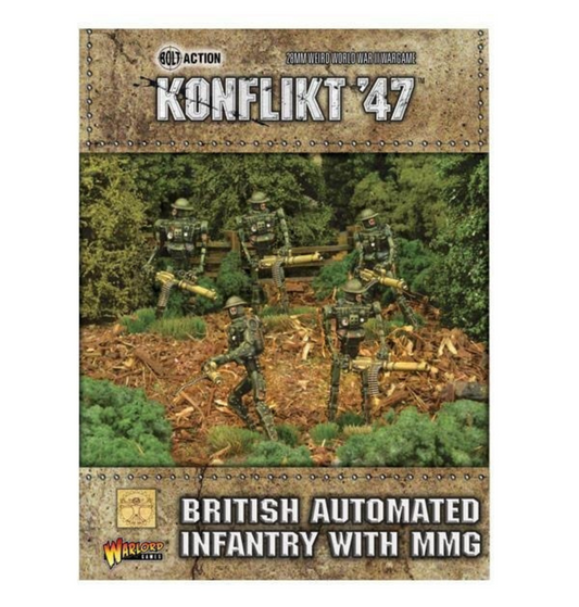Konflikt' 47 - British: Automated Infantry with MMG Box Set Konflikt' 47 - British: Automated Infantry with MMG Box Set