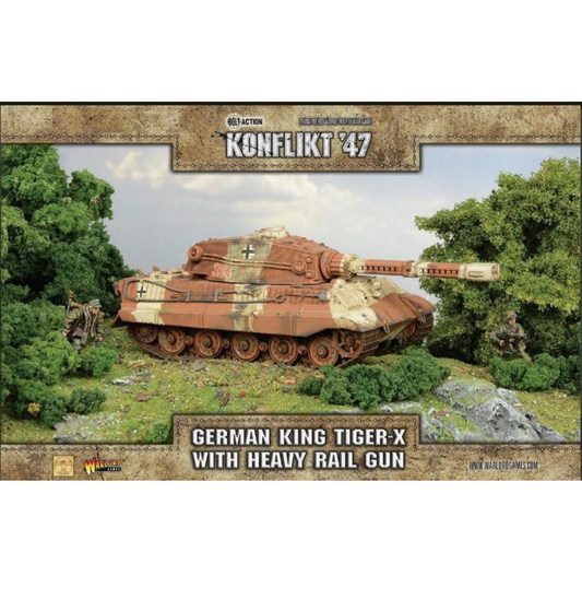 Konflikt' 47 - German: King Tiger-X with Heavy Rail Gun Konflikt' 47 - German: King Tiger-X with Heavy Rail Gun