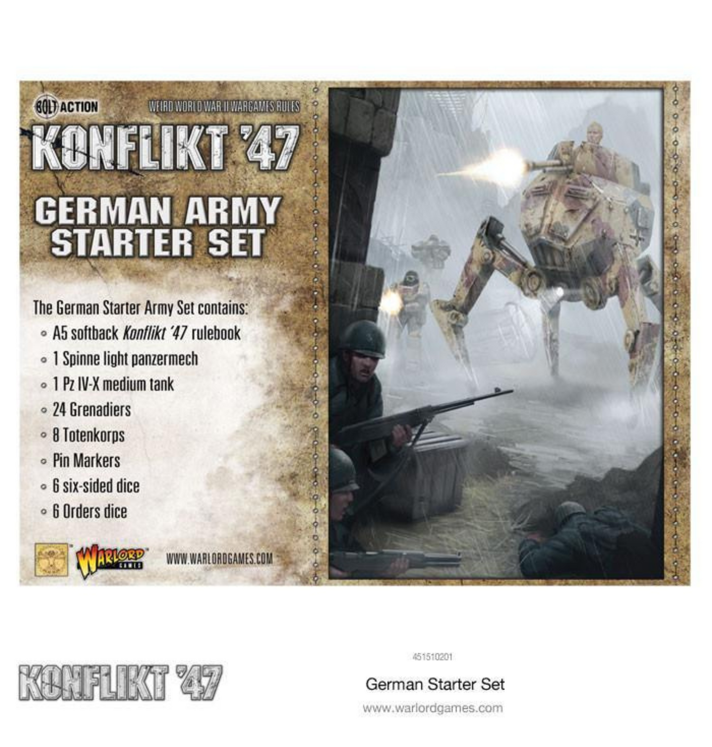 Konflikt '47 - German: German Army Starter Set