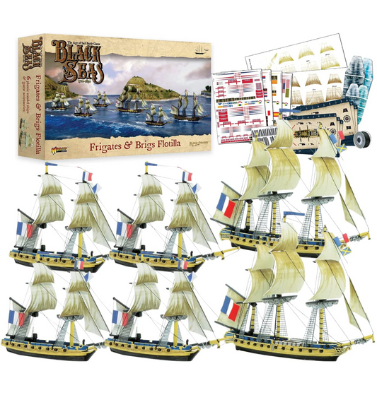 Black Seas - All Fleets: Frigates & Brigs Flotilla (1770 - 1830) Black Seas - All Fleets: Frigates & Brigs Flotilla (1770 - 1830)