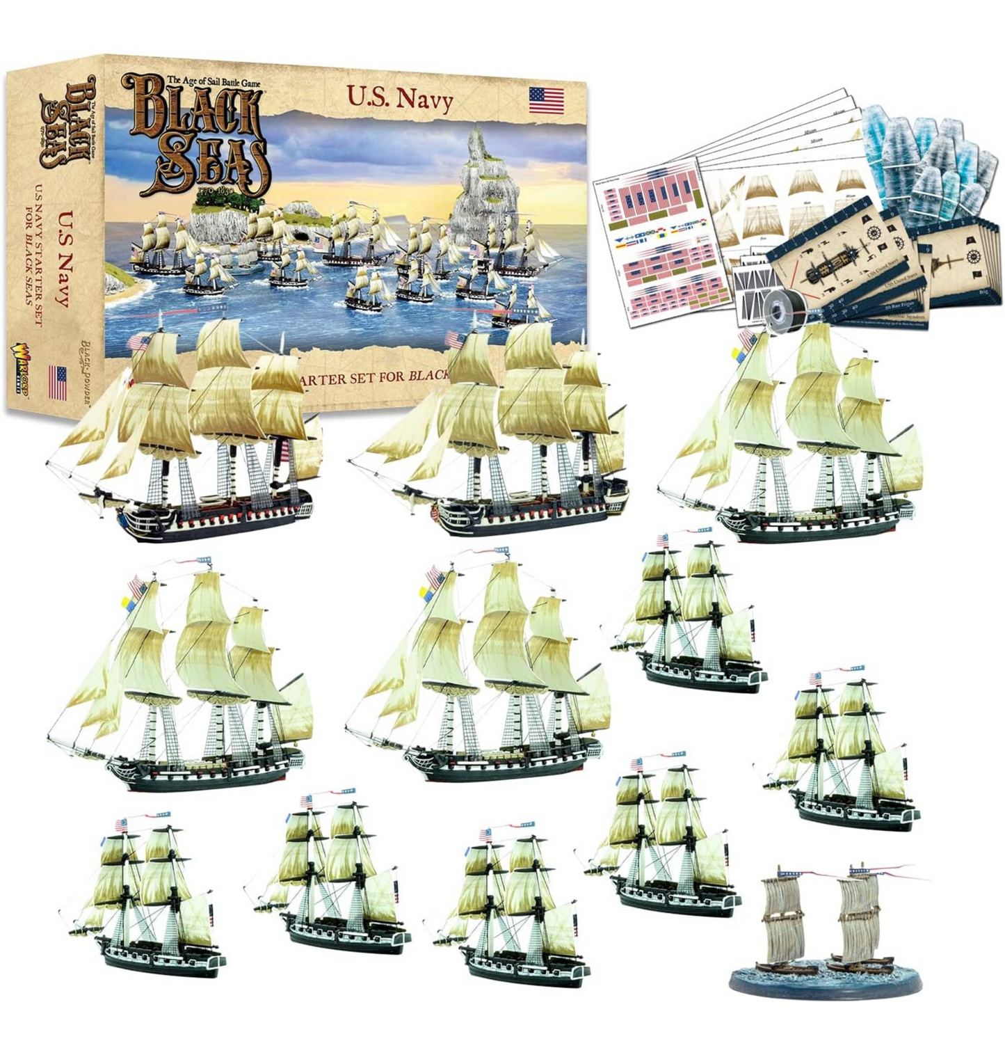 Black Seas - US Fleet: U.S. Navy Fleet (1770 - 1830)