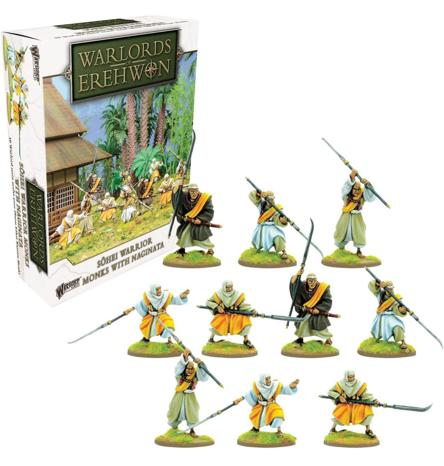 Warlords of Erehwon: Sohei Warrior Monks with Naginata