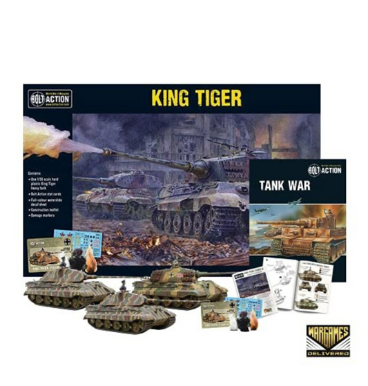 Bolt Action - Tank War: King Tiger German Tank + Digital Guide Bolt Action - Tank War: King Tiger German Tank + Digital Guide