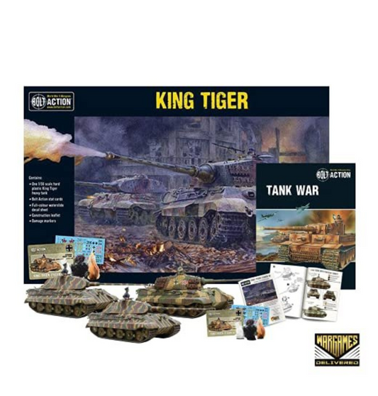 Bolt Action - Tank War: King Tiger German Tank + Digital Guide