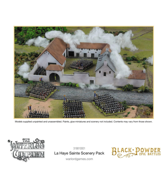 Black Powder Epic Battles - Waterloo:  La Haye Sainte Scenery Pack Black Powder Epic Battles - Waterloo:  La Haye Sainte Scenery Pack