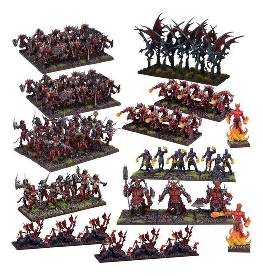 Kings of War 3E: Forces of the Abyss Mega Army Kings of War 3E: Forces of the Abyss Mega Army