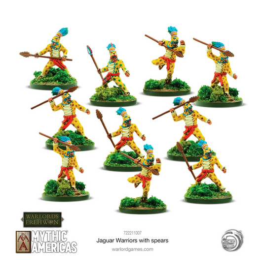 Mythic Americas - Aztecs: Jaguar Warriors with Spears Mythic Americas - Aztecs: Jaguar Warriors with Spears