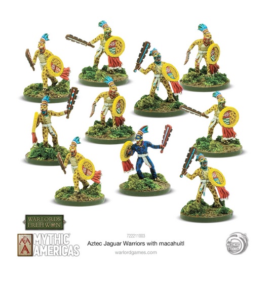 Mythic Americas - Aztecs: Jaguar Warriors with Macuahuitl Mythic Americas - Aztecs: Jaguar Warriors with Macuahuitl
