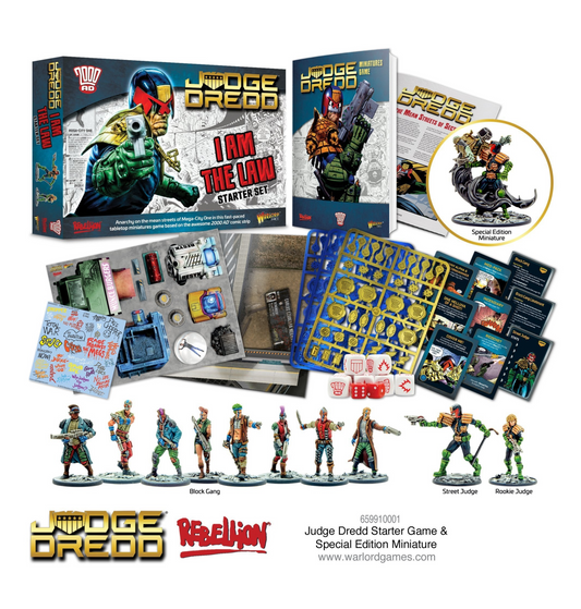 Judge Dredd: I am The Law: Judge Dredd Starter Game Judge Dredd: I am The Law: Judge Dredd Starter Game