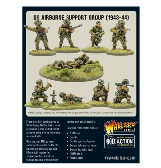 Bolt Action - USA: US Airborne Support Group (1943-44) Bolt Action - USA: US Airborne Support Group (1943-44)