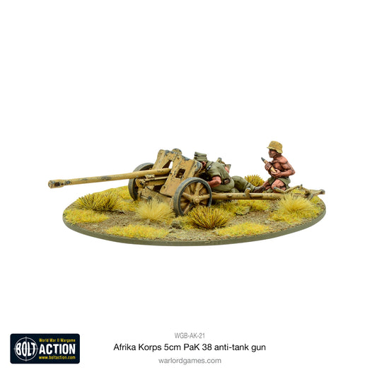 Bolt Action -  Germany: Afrika Korps 5cm PaK 38 Anti-tank Gun Bolt Action -  Germany: Afrika Korps 5cm PaK 38 Anti-tank Gun