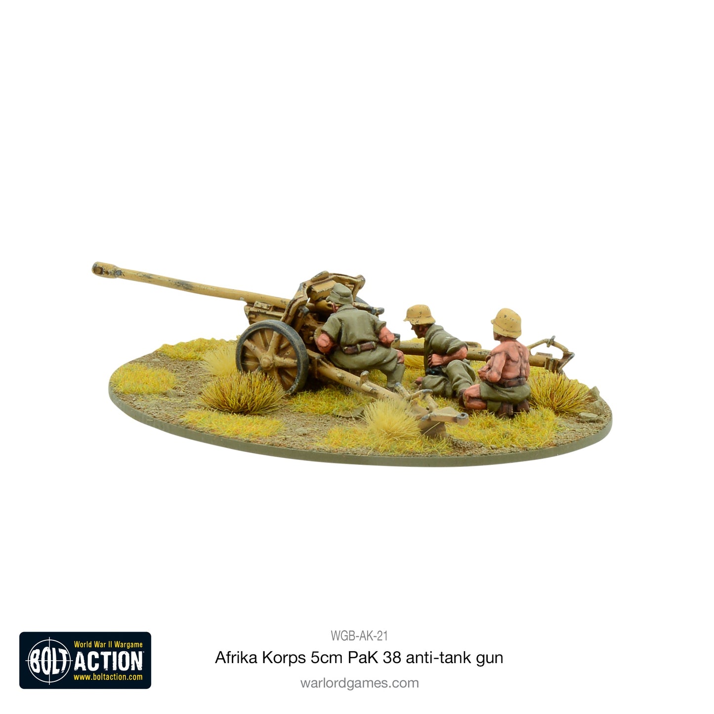 Bolt Action - Germany: Afrika Korps 5cm PaK 38 Anti-tank Gun