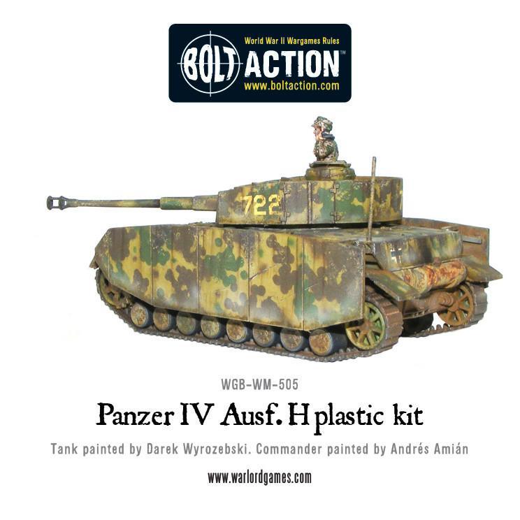 Bolt Action - Germany: Panzer IV Ausf. F1/G/H Medium Tank (plastic)