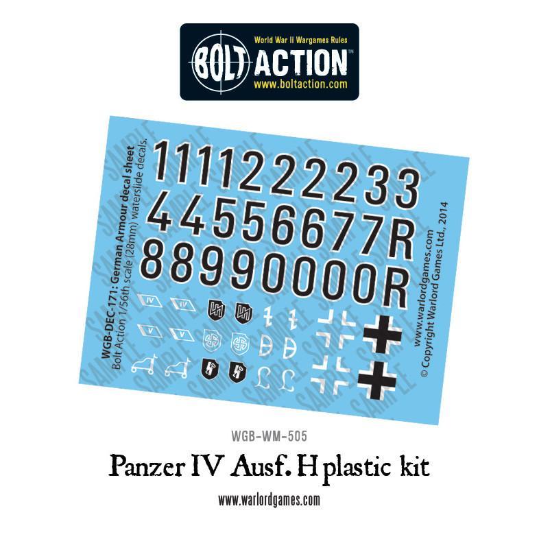 Bolt Action - Germany: Panzer IV Ausf. F1/G/H Medium Tank (plastic)