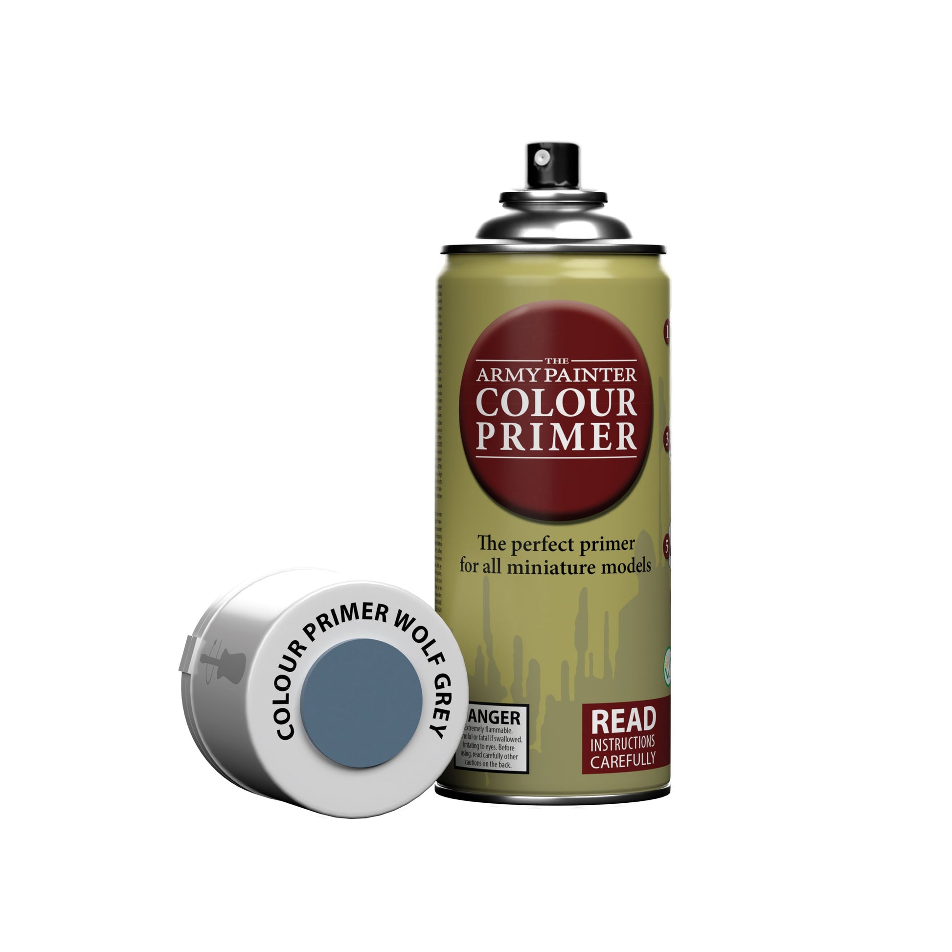 The Army Painter - Colour Primer: Wolf Grey The Army Painter - Colour Primer: Wolf Grey