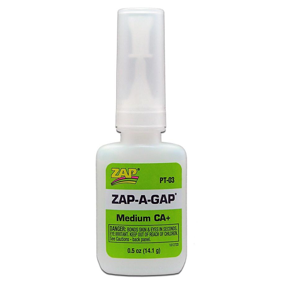 1/2 oz Zap-a-Gap CA+ (12second)