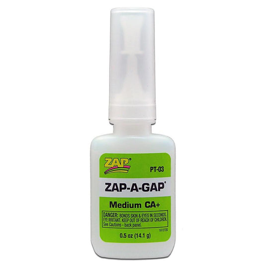 1/2 oz Zap-a-Gap CA+ (12second) 1/2 oz Zap-a-Gap CA+ (12second)