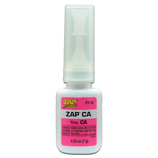 1/4 oz Zap CA (1-5 sec) 1/4 oz Zap CA (1-5 sec)