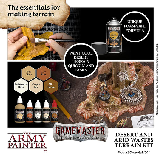 The Army Painter - Gamemaster: Desert & Arid Wastes Terrain Kit The Army Painter - Gamemaster: Desert & Arid Wastes Terrain Kit