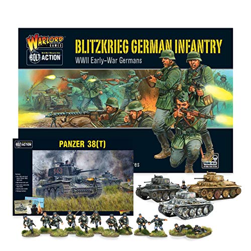 Bolt Action - Germany: Blitzkrieg German Infantry and Panzer 38(T) Set Bolt Action - Germany: Blitzkrieg German Infantry and Panzer 38(T) Set