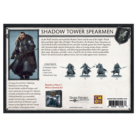 A Song of Ice and Fire - Night's Watch: Shadow Tower Spearmen A Song of Ice and Fire - Night's Watch: Shadow Tower Spearmen