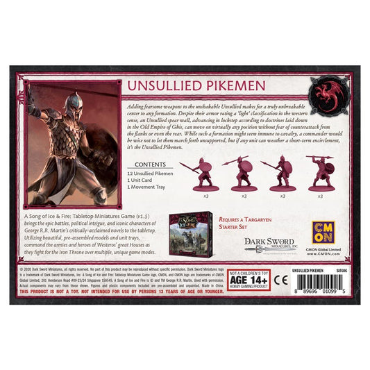A Song of Ice and Fire - Targaryen: Unsullied Pikemen A Song of Ice and Fire - Targaryen: Unsullied Pikemen