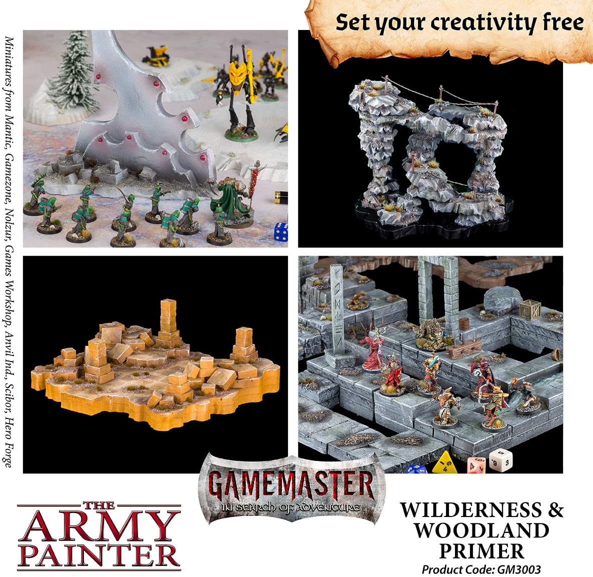 The Army Painter - Gamemaster: Wilderness & Woodland Green Terrain Primer