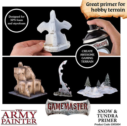 The Army Painter - Gamemaster: Snow & Tundra Terrain Primer The Army Painter - Gamemaster: Snow & Tundra Terrain Primer