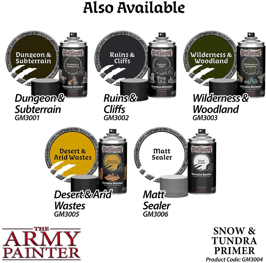 The Army Painter - Gamemaster: Snow & Tundra Terrain Primer