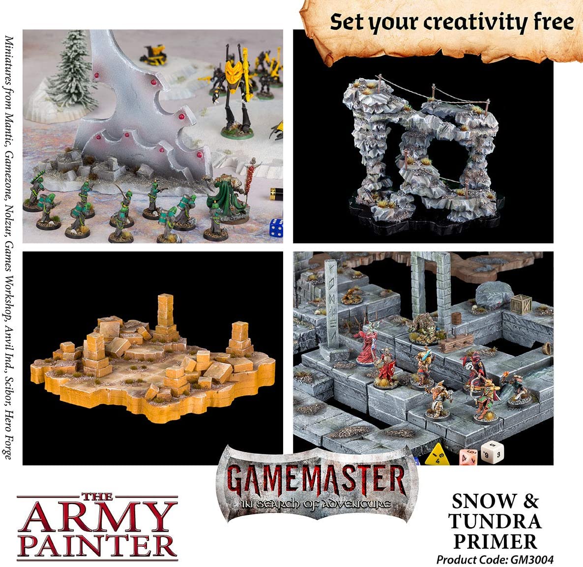 The Army Painter - Gamemaster: Snow & Tundra Terrain Primer