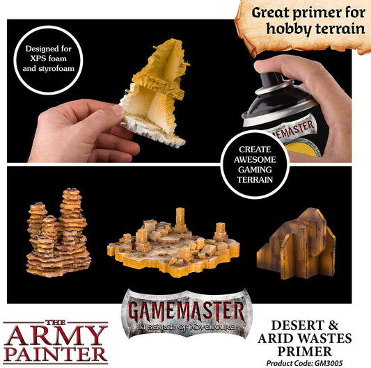 The Army Painter - Gamemaster: Desert & Arid Wastes Terrain Primer The Army Painter - Gamemaster: Desert & Arid Wastes Terrain Primer