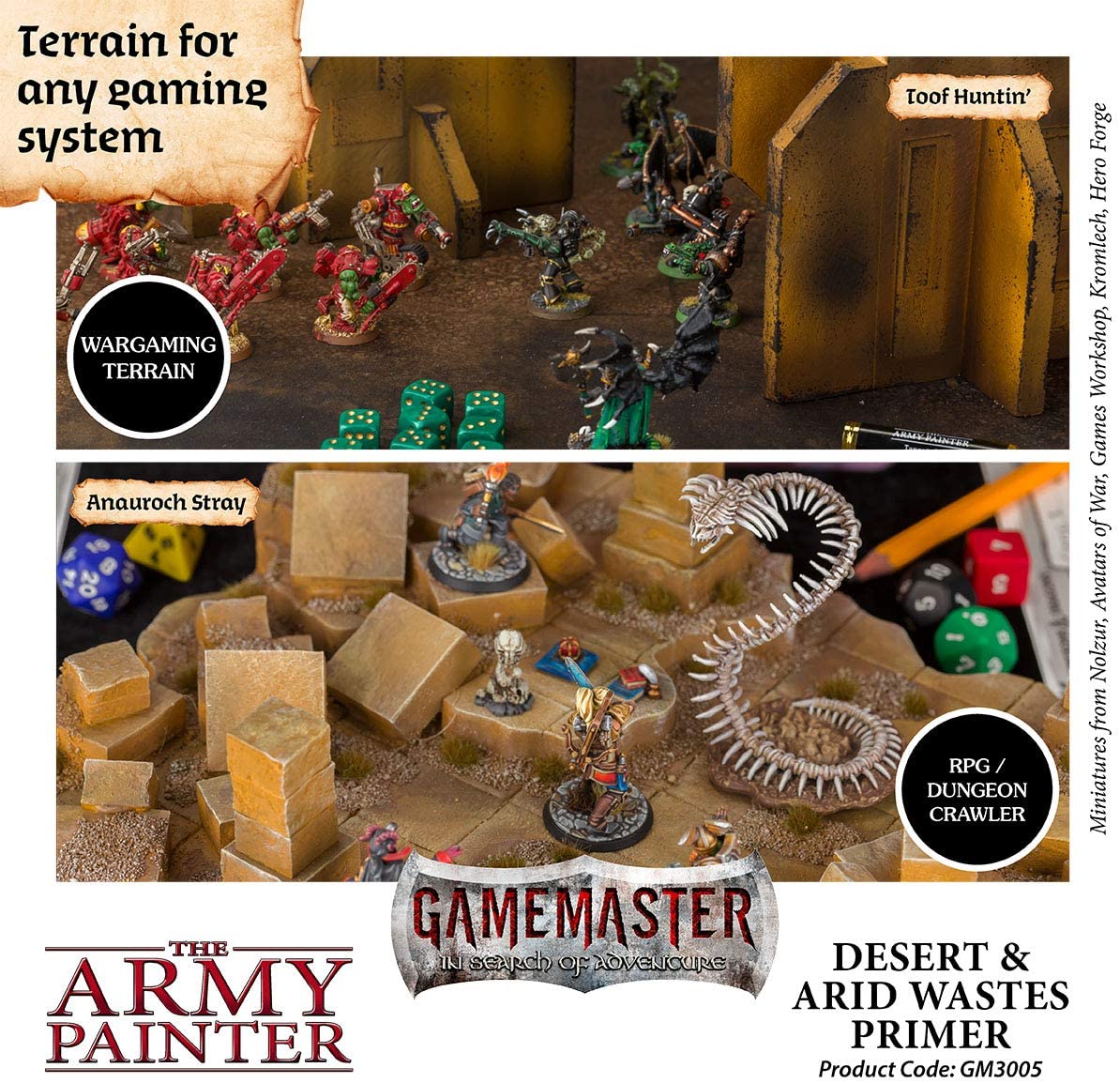 The Army Painter - Gamemaster: Desert & Arid Wastes Terrain Primer The Army Painter - Gamemaster: Desert & Arid Wastes Terrain Primer