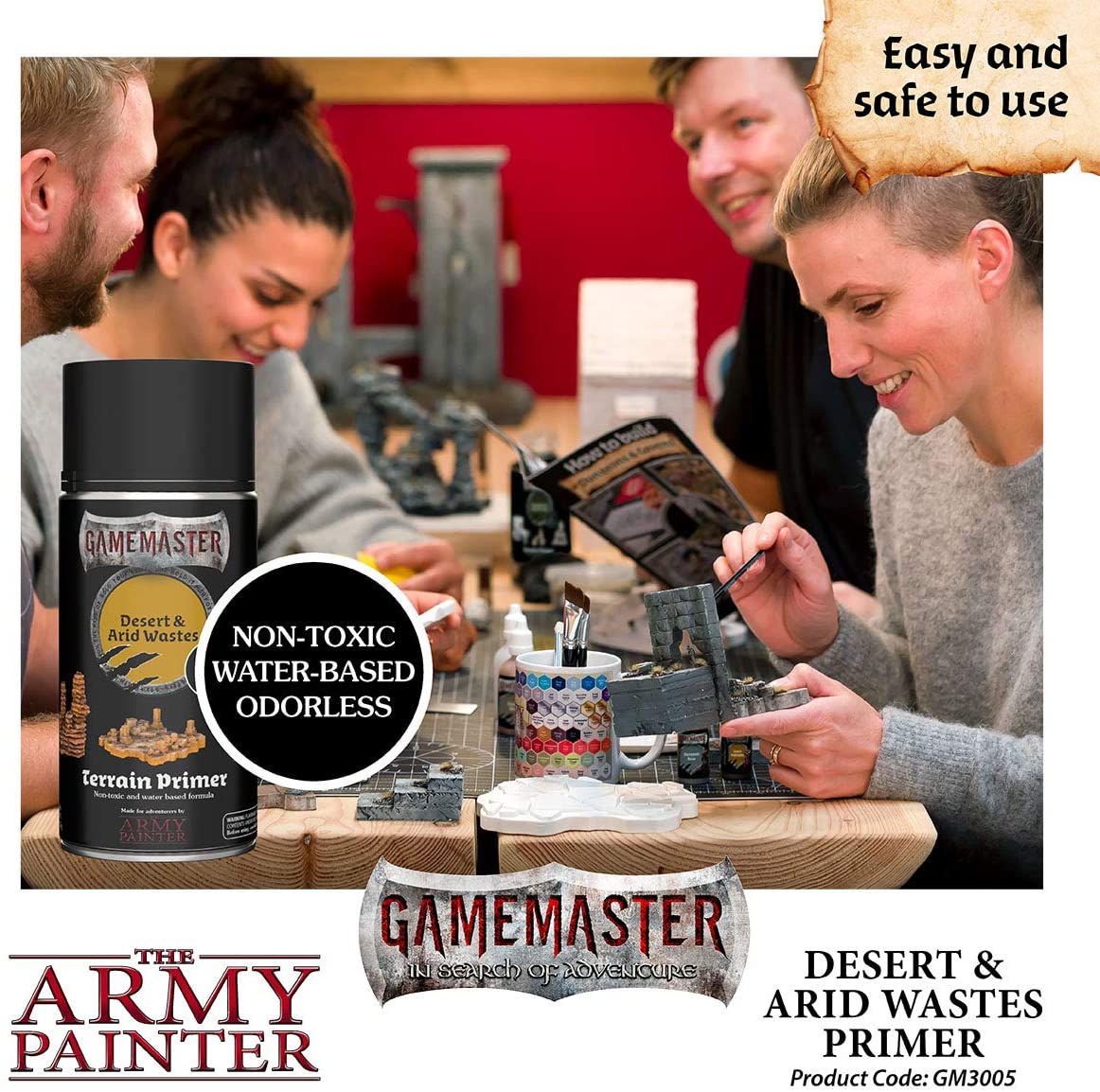 The Army Painter - Gamemaster: Desert & Arid Wastes Terrain Primer The Army Painter - Gamemaster: Desert & Arid Wastes Terrain Primer
