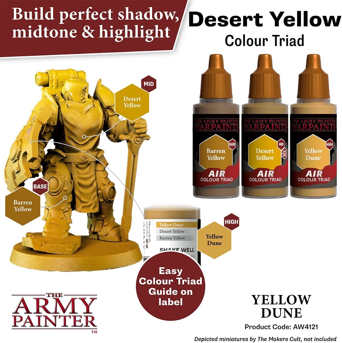 The Army Painter - Warpaints Air: Yellow Dune (18ml/0.6oz)
