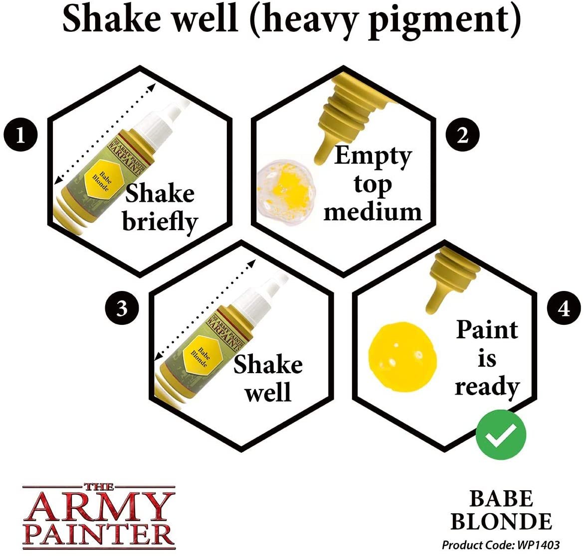 The Army Painter - Warpaints: Babe Blonde (18ml/0.6oz)