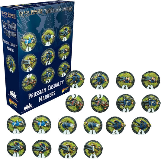 Black Powder Epic Battles - Waterloo: Prussian Casualty Markers Black Powder Epic Battles - Waterloo: Prussian Casualty Markers