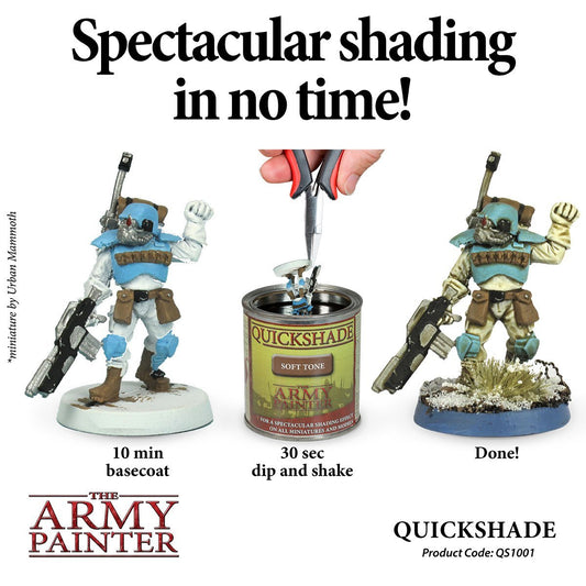 The Army Painter - Quickshade Dips: Soft Tone (250ml) The Army Painter - Quickshade Dips: Soft Tone (250ml)