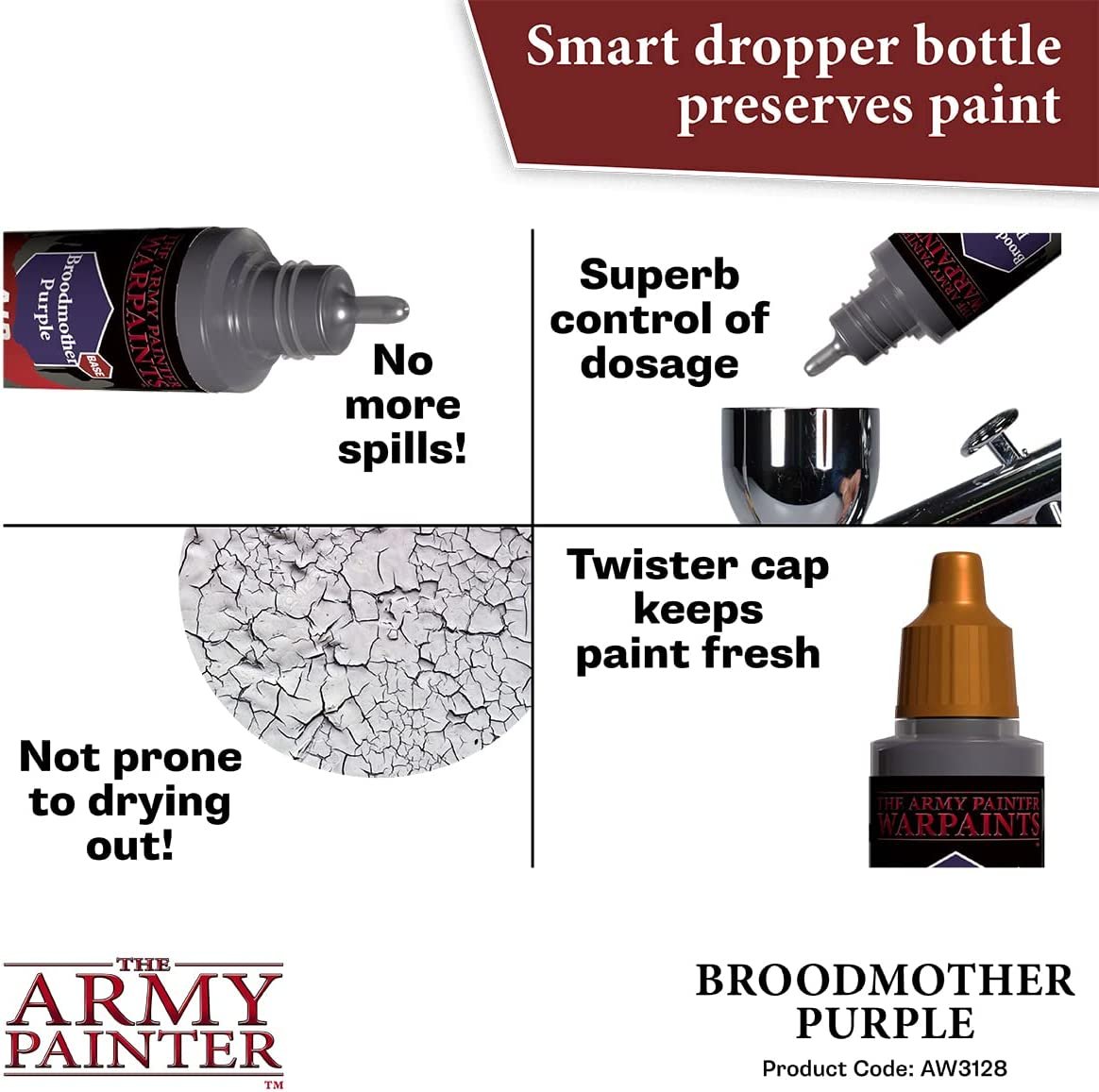 The Army Painter - Warpaints Air: Broodmother Purple (18ml/0.6oz)