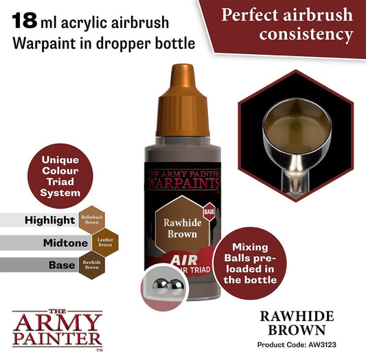 The Army Painter - Warpaints Air: Rawhide Brown (18ml/0.6oz) The Army Painter - Warpaints Air: Rawhide Brown (18ml/0.6oz)