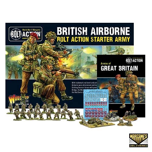 Bolt Action: British Airborne Starter Army Set + Digital Guide: Armies of Great Britain