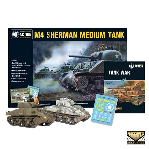 Bolt Action - Tank War: M4 Sherman Medium Tank + Digital Guide Bolt Action - Tank War: M4 Sherman Medium Tank + Digital Guide