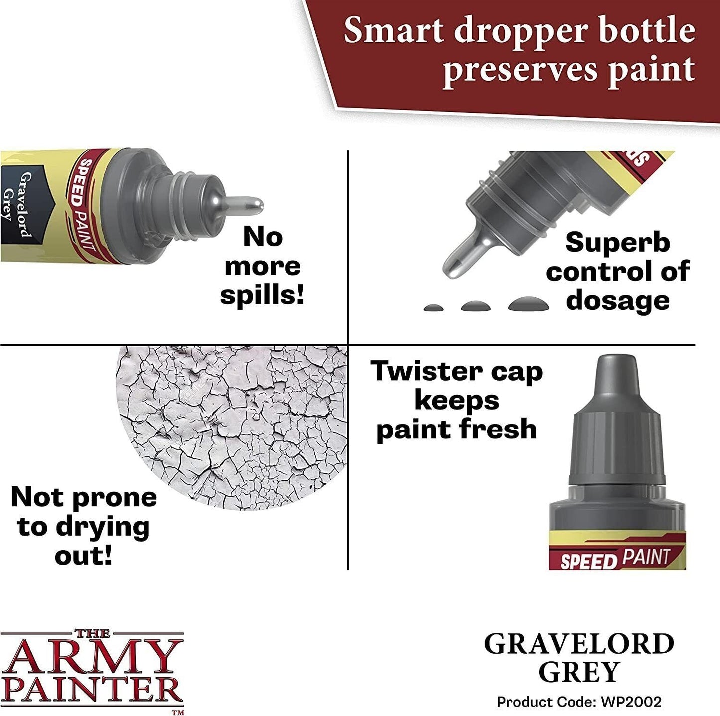 The Army Painter - Speedpaints: Gravelord Grey (18ml/0.6oz)